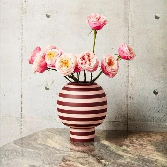 AYTM Striped Brown and pink vase - Picture 6 of 7